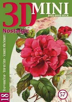 Miniboekje 3D Nostalgic nr. 57, 18 stap voor stap kaarten maken