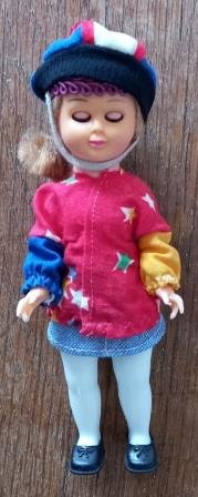 Kleine oude vintage brocante popje poppetjes speelgoed doll toys 2