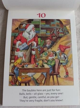 Vintage brocante adventskalender scheurkalender kerstmis Christmas workshop advent tear off calender English 2