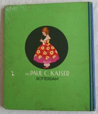 Oud vintage brocante prentenboek Het bruine monster voetbalverhalen Paula beschuit Dutch book 4