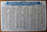 Oude Franse brocante minikalender 1901 reclame_