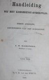 Brocante antiek boekje Handleiding godsdienst-onderwijs 1868_