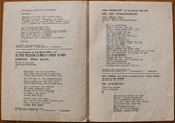 Oud muziekboekje Juke box songs no. 4. 1960, songteksten_